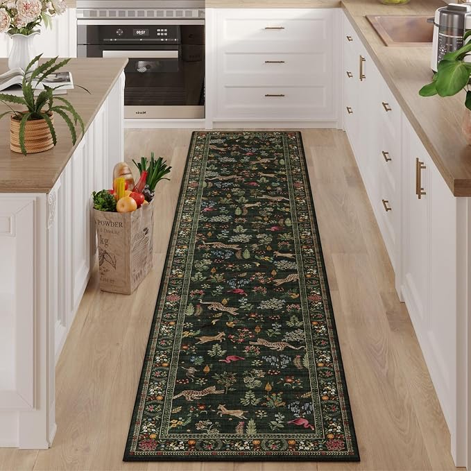 Rugcomf Runner Rug for Kitchen Rug Non Slip 2'6''x8' Washable Rugs by Rugcomf