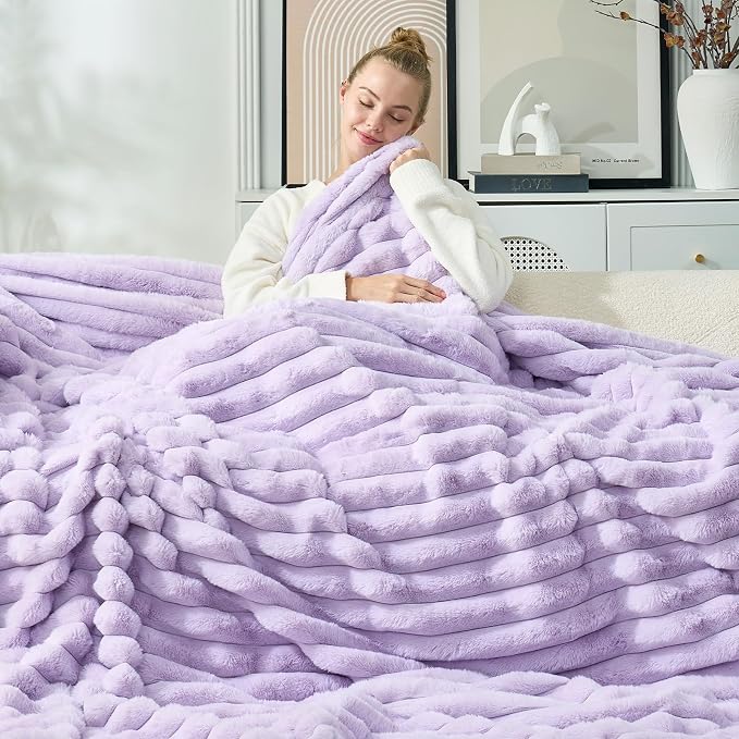 Cozy Bliss Faux Fur Throw Blanket - Image 6