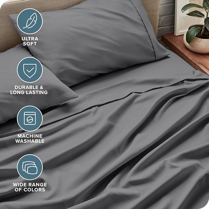 Bare Home California King Sheet Set - Image 4