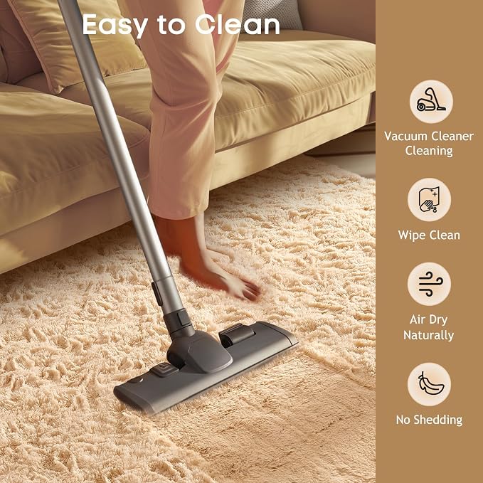 Ophanie 2x8 Runner Rug for Hallway, Upgrade Non-Slip Fluffy Soft Bedside Rugs - Image 6