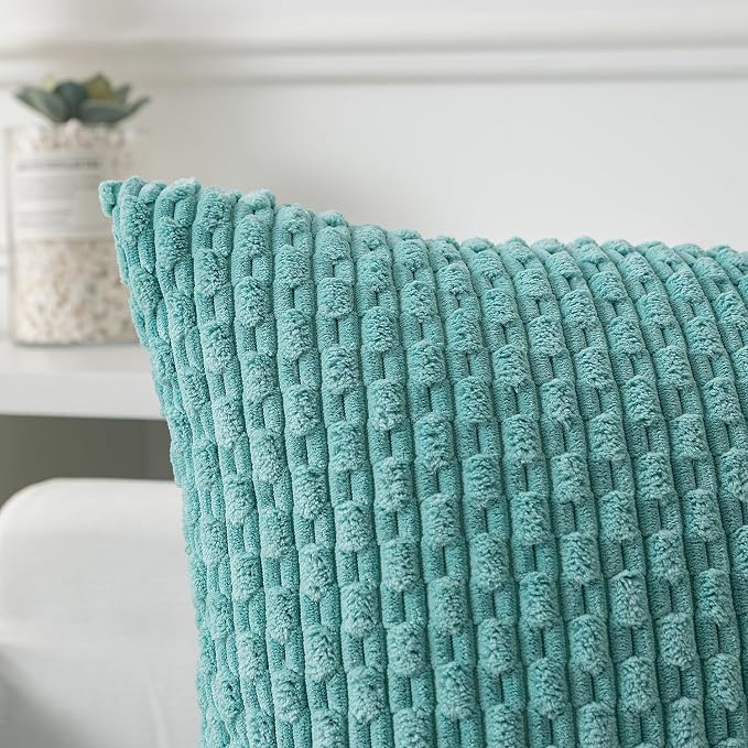 Kevin Textile 12x24 Inch Pillow Cover 1 Pack Boho Decorative Soft Striped - Image 2