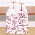 Solino Home 100% Pure Linen Christmas Table Runner 108 Inches Long by SolinoHome