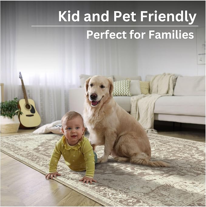 Bloom Rugs Washable Non-Slip 4' x 6' Rug - Image 10
