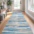 Modern Abstract Runner Rug 2.6x10 by lansny