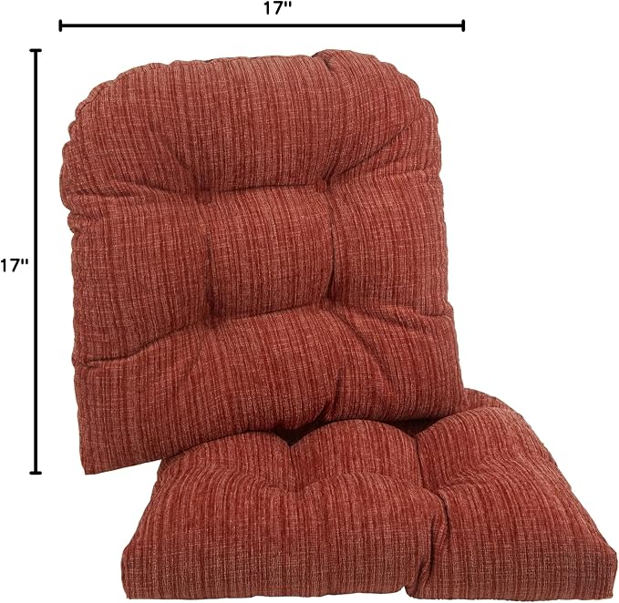 Klear Vu Gripper Overstuffed Universal Non-Slip Dining Chair Cushions - Image 12