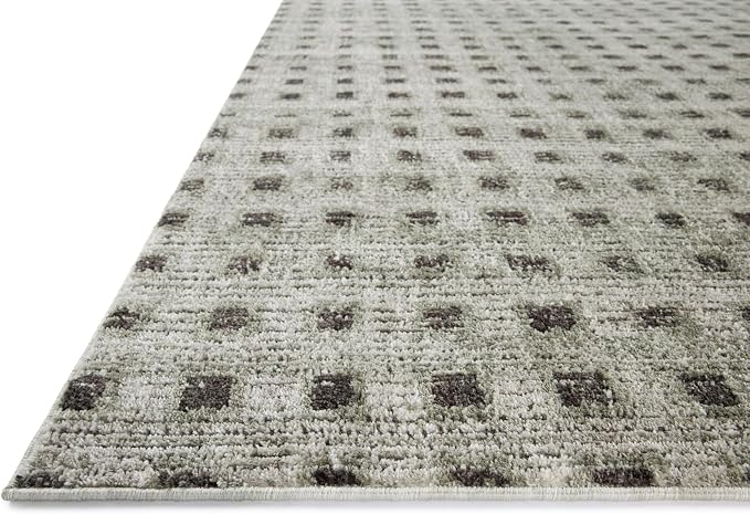 Loloi Jeremiah Brent Bleecker Collection BLE-06 Silver/Charcoal 2'-7" x 10'-0" - Image 5