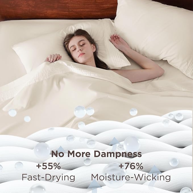 Bedsure Deep Pocket Queen Sheets Set - Image 3