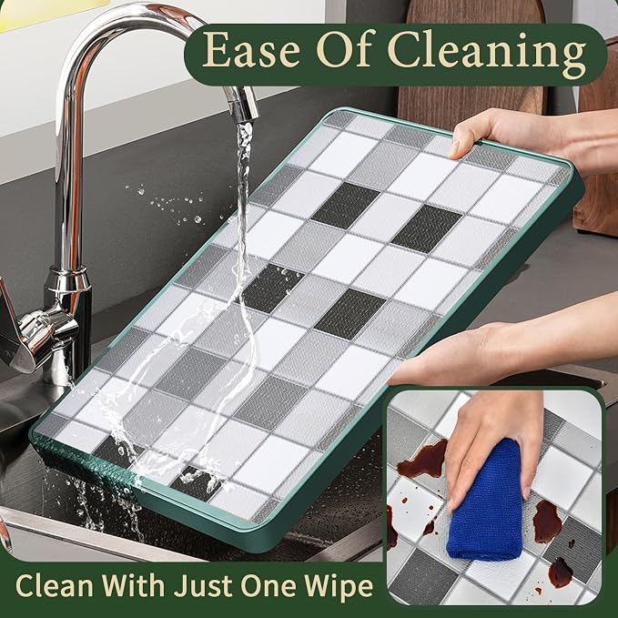 Drawer and Shelf Liner for Kitchen Cabinet: 17 in X 20 Ft Non Slip Waterproof - Image 4