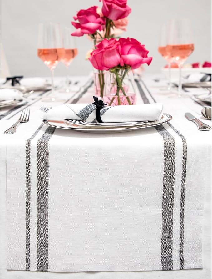 Solino Home Linen Table Runner 48 Inches by SolinoHome