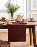 Solino Home 100% Pure Linen Cordovan Table Runner 48 Inches by SolinoHome