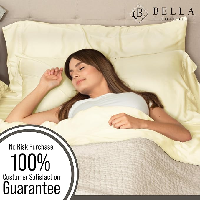 Bella Coterie Luxury Bamboo Viscose King Size Sheet Set | 100% Organically - Image 5