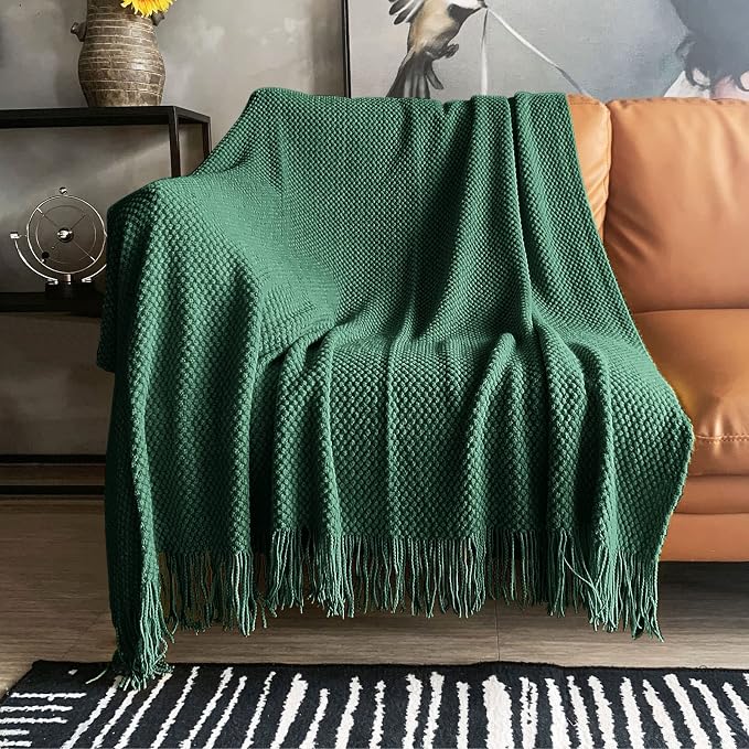 LOMAO Knitted Throw Blanket by LOMAO