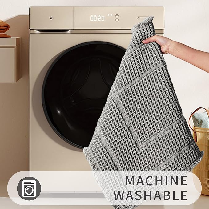 Bath Mats for Bathroom Non Slip, Waffle Luxury Bath Mat, Machine Washable Bath - Image 6