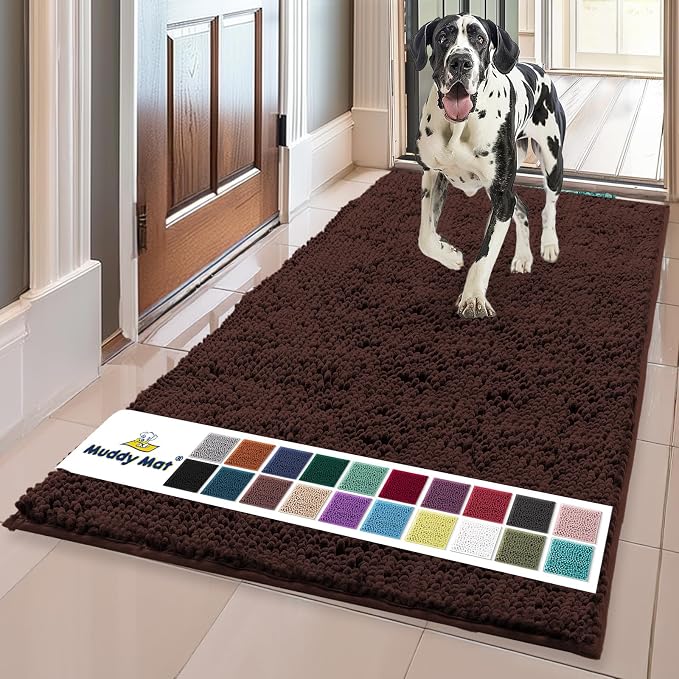 Muddy Mat® Shown on TV – Super Absorbent Door Mat Indoor, Microfiber Quick Dry by MuddyMat%C2%AE