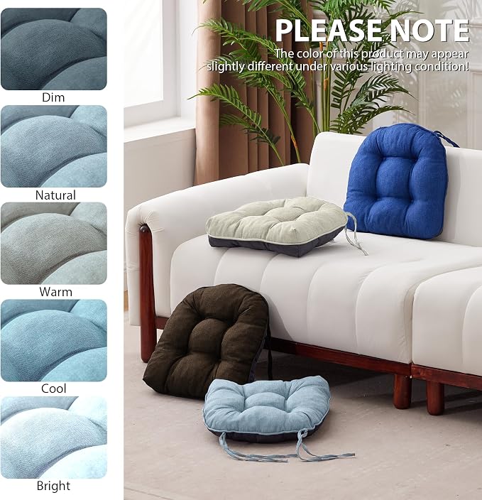 Chair Cushions for Dining Chairs, Seat Cushions for Kitchen Chairs, Indoor Seat - Image 7