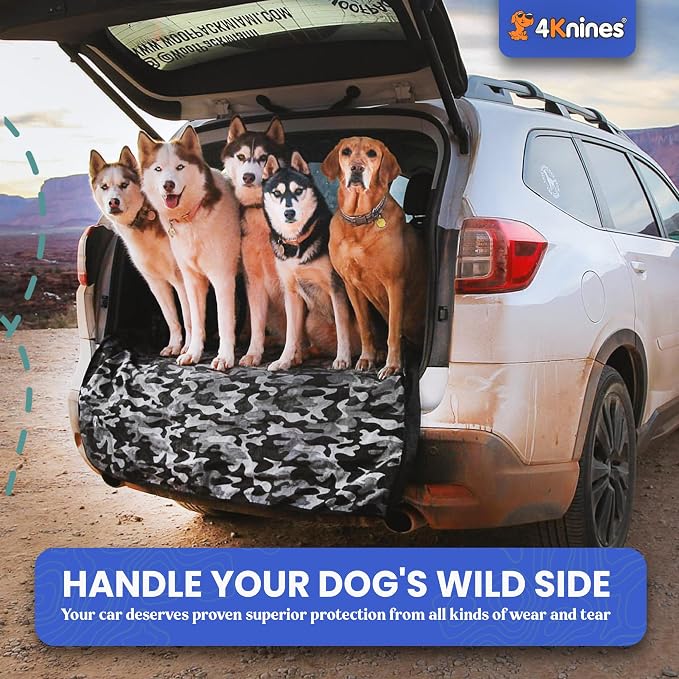 4Knines Split Cargo Liner for SUV – for Dogs & Pets, Heavy-Duty, Waterproof - Image 3