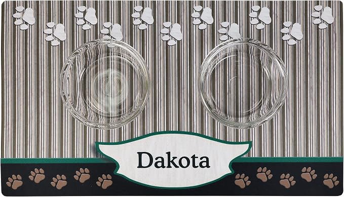 Drymate Personalized Pet Bowl Placemat, Custom Dog & Cat Food Feeding Mat - Image 2