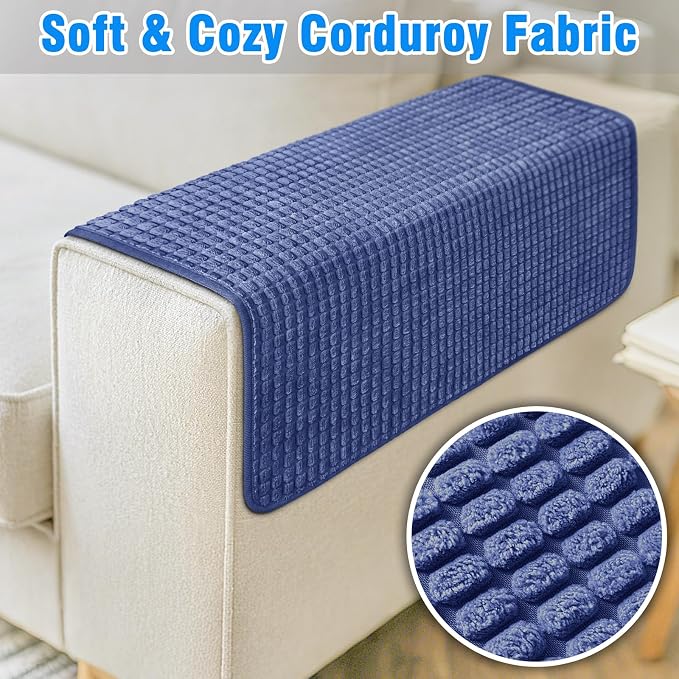 Couch Arm Covers, Sofa Arm Covers, Waterproof Armrest Cover - Image 4