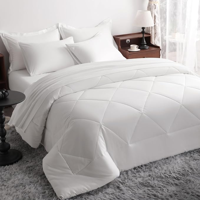 NTBAY King Comforter Set with Sheets, 7 Pieces Soft and Breathable King Bedding by NTBAY