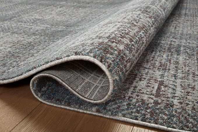 Loloi Angela Rose Ember Collection EMB-09 Denim/Charcoal 3'-6" x 5'-6" Accent - Image 8