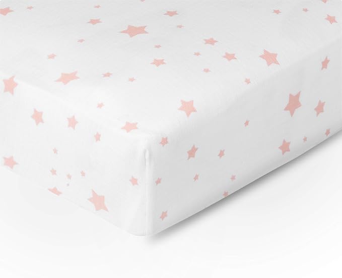 Newton Baby Fitted Mini Crib Sheets | Organic Muslin Cotton, Breathable & Soft - Image 6