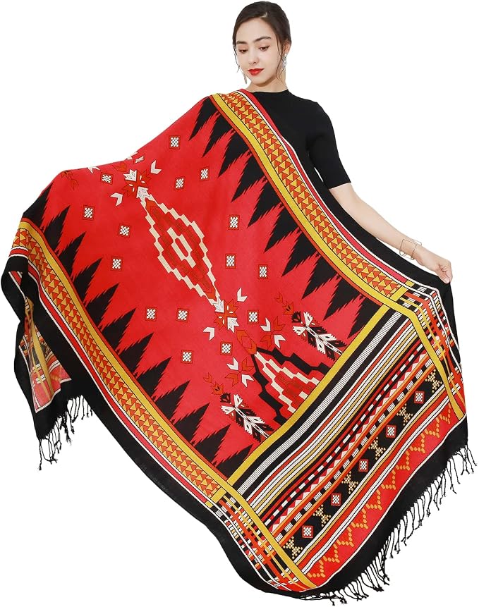 DANA XU 100% Merino Wool Pashmina Shawl by DANAXU