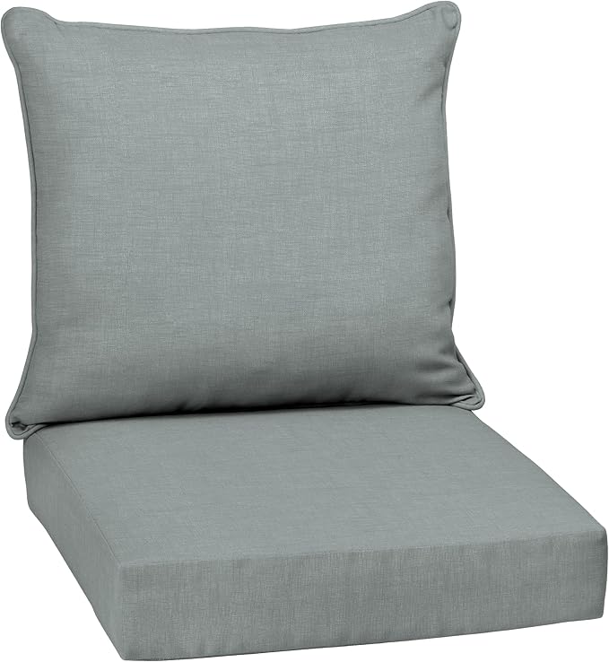 Arden Outdoor Deep Seat Cushion Set, 24 in x 24 in, Weather-Proof, Rain-Proof by ARDEN
