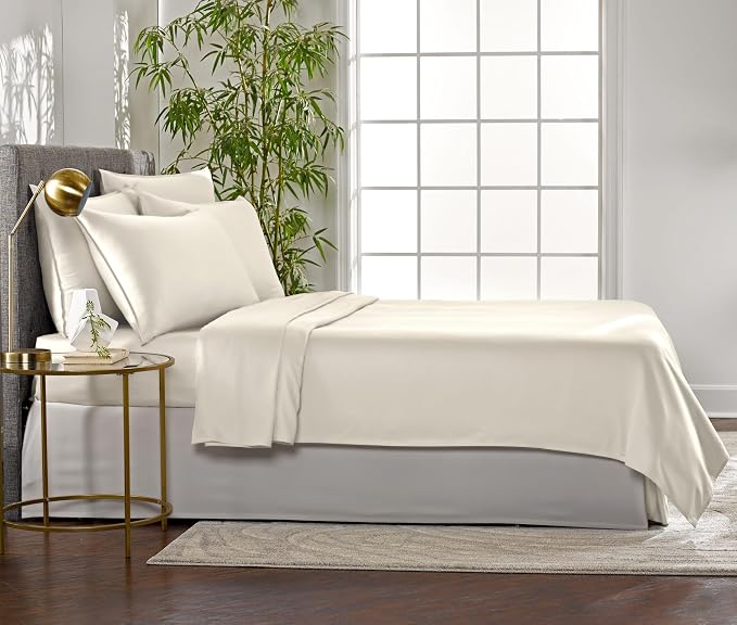 Pure Bamboo Full Sheets, Genuine 100% Organic Viscose Derived from Bamboo Bed - Image 4
