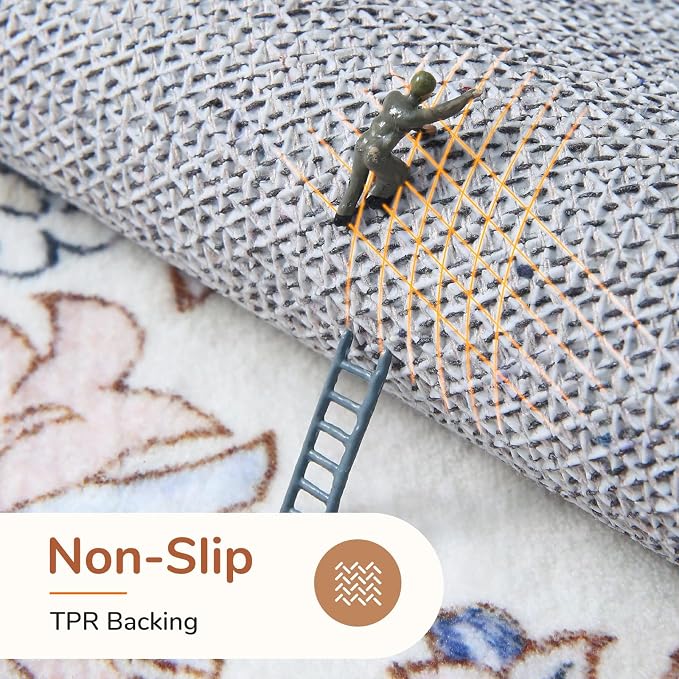 OPPODREAM Thin Area Rugs 9x12 Living Room, Washable Rugs 9x12 - Image 3