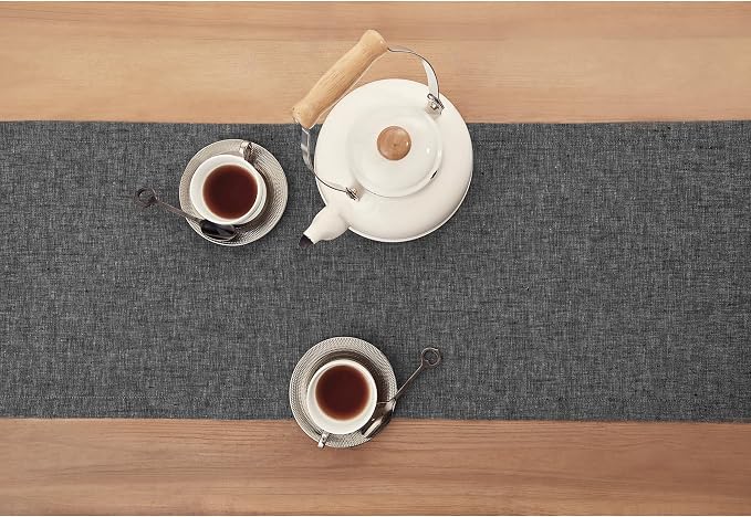 Solino Home Linen Table Runner 72 Inches Long - Image 3