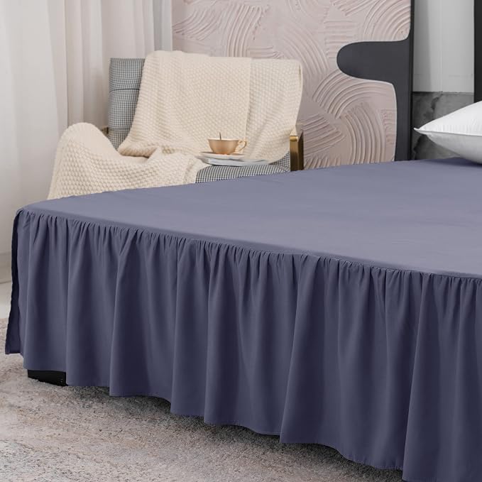 Bed Skirt Twin Size Ruffled Bed Skirt - Image 5