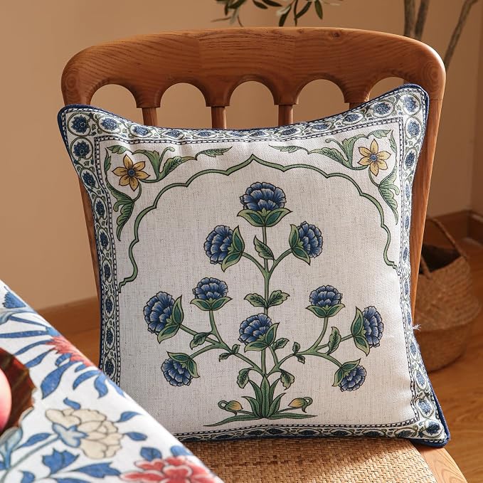 patdrea Designer Throw Pillow Covers, Decorative Square Pillowcases Cushion - Image 2