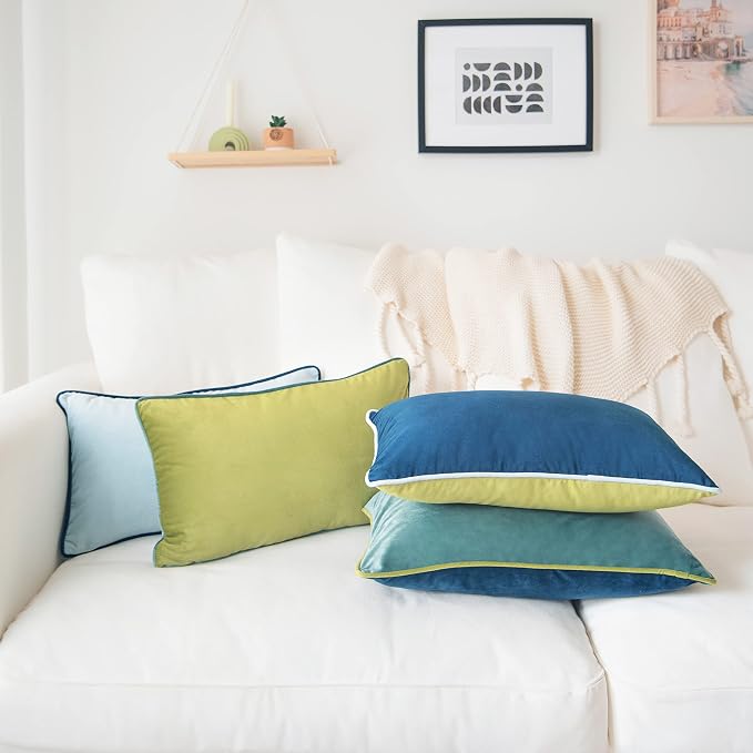 MONDAY MOOSE Decorative Throw Pillow Covers Cushion Cases, Mix and Match - Image 9