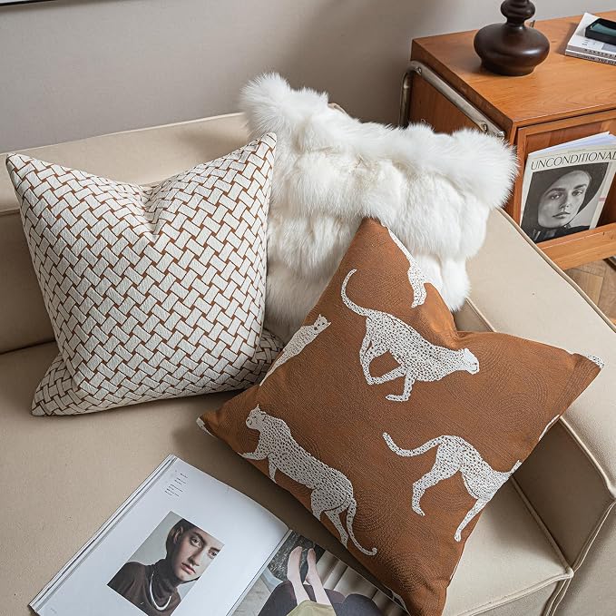 20x20'' Inches Throw Pillow Cushion Cover - Image 8