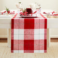 Solino Home Linen Christmas Plaid Table Runner 156 Inches Long by SolinoHome