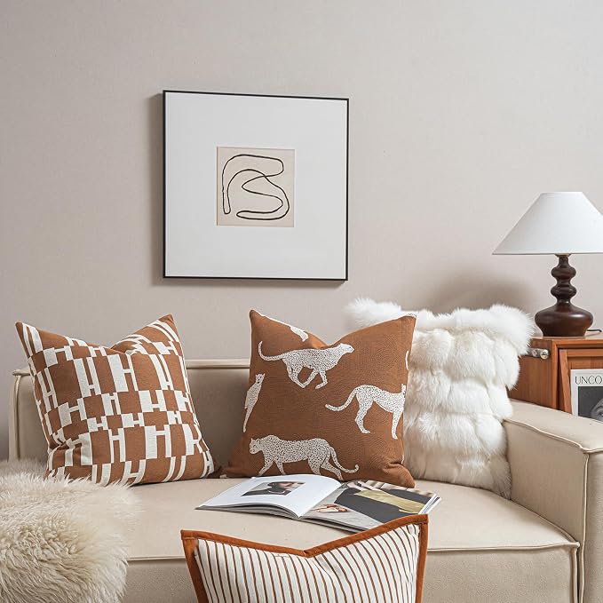 20x20'' Inches Throw Pillow Cushion Cover - Image 3