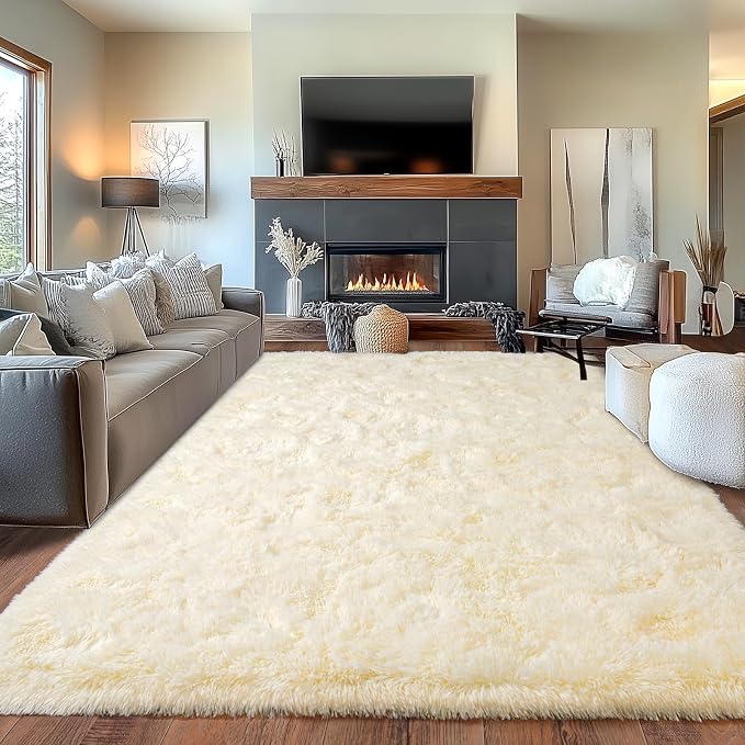 Fluffy Area Rugs for Living Room, Soft Shaggy Carpets for Living Room, Upgrade - Image 2