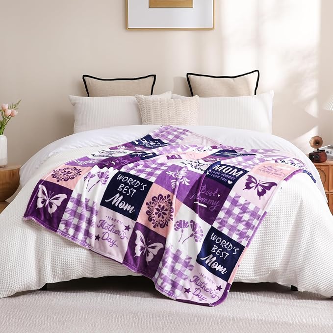SOCHOW Giftable Throw Blanket for Mom, Super Soft and Cozy Gift for Birthday - Image 6