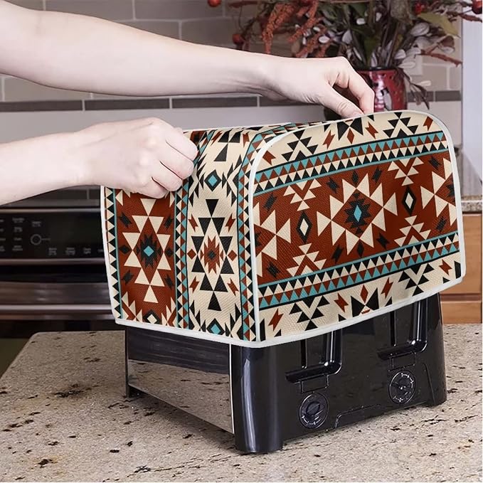ZFRXIGN Southwestern Toaster Cover 2 Slice Small Appliance Covers Organizer - Image 2