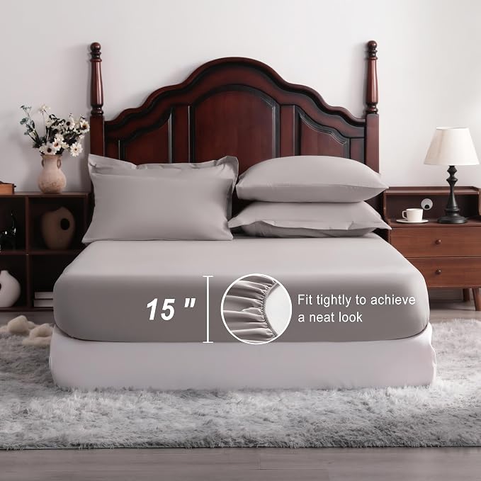 NTBAY Queen Comforter Set with Sheets, 7 Pieces Soft and Breathable Queen - Image 3