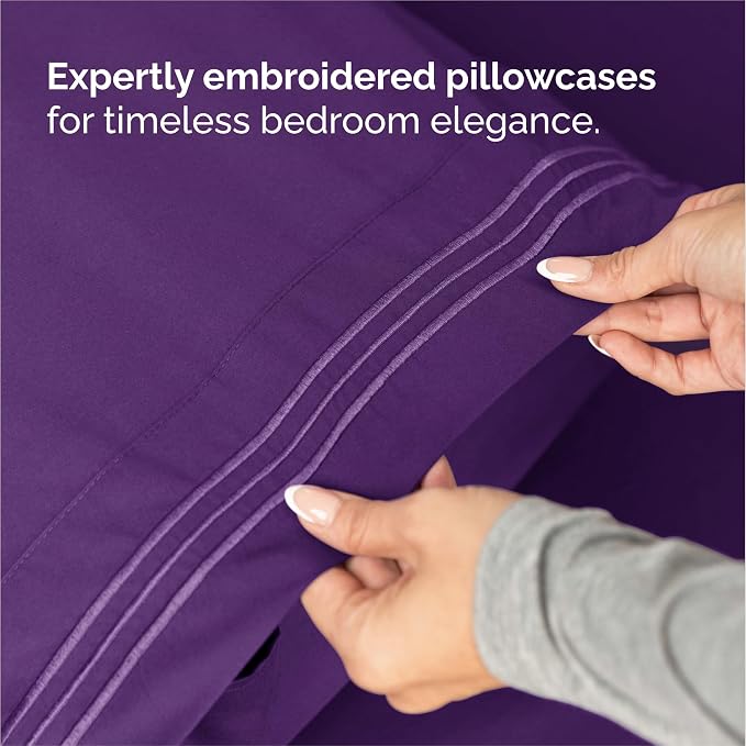 Split King Size 5 Piece Sheet Set - Image 6