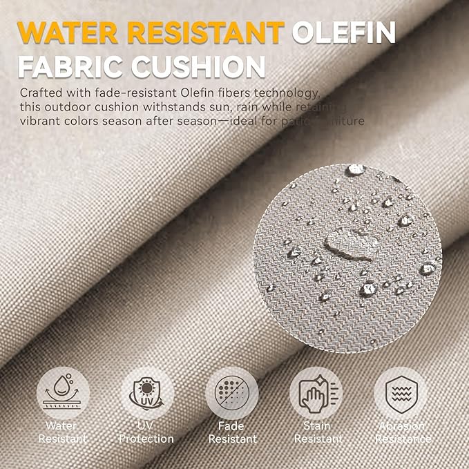 Outdoor Cushion Set for Furniture Patio Furniture, UV Resistant, Water Resistant - Image 6