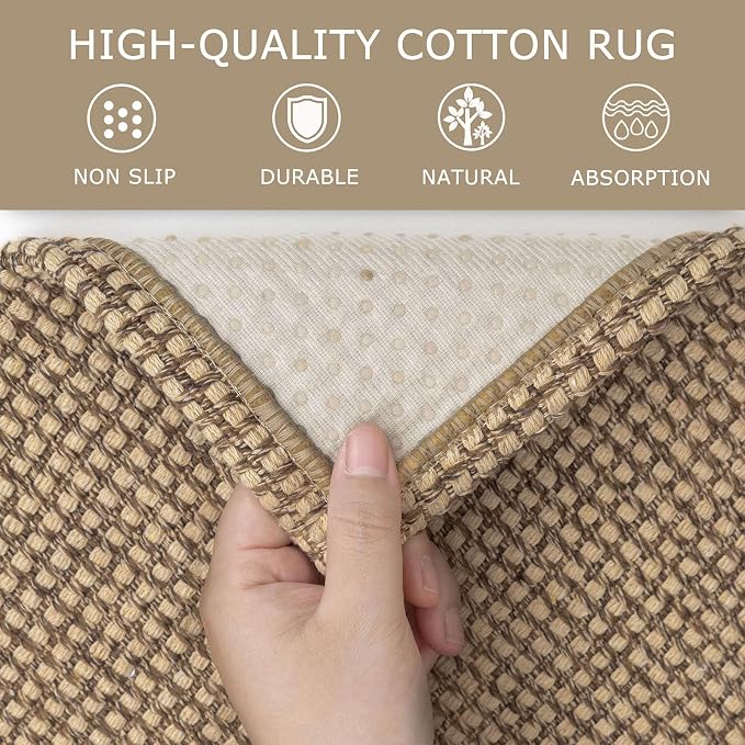KOZYFLY Boho Runners for Hallways 2.6x10 ft Washable Kitchen Runner Non Slip - Image 6