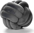 Knot Ball Pillows, Round Throw Pillow Cushion Home Decoration Soft Plush Pillow by KEBAIHUA