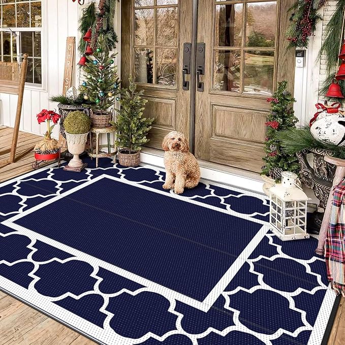 GENIMO 6' x 9' Outdoor Rug Waterproof - Image 3
