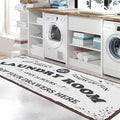 Zoke Laundry Room Rug Runner Stylish Non-Slip Laundry Room Mat 20"x47" by Zoke
