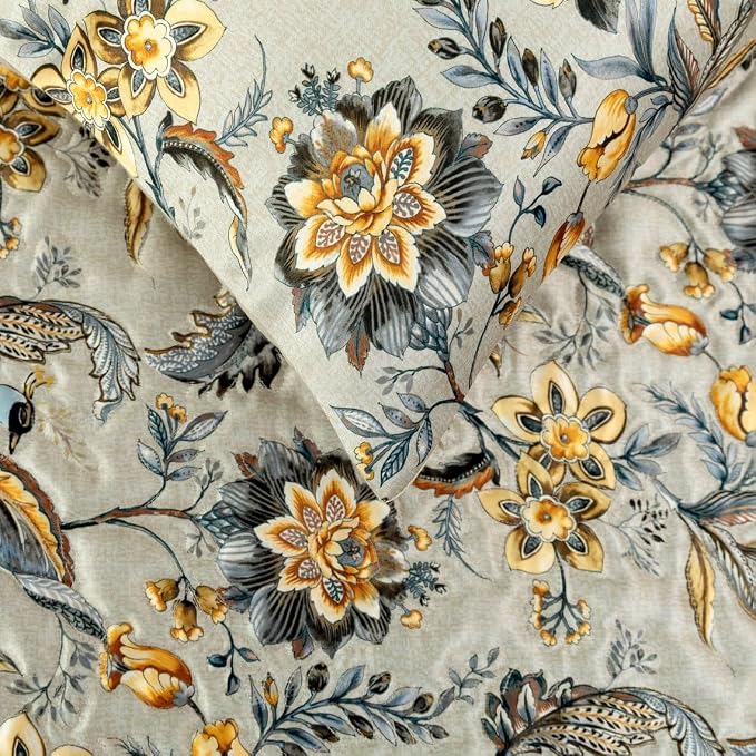 The HomeCentric King/Queen/Twin Grey & Yellow Decorative Twin 53"x18" Bed Runner - Image 3