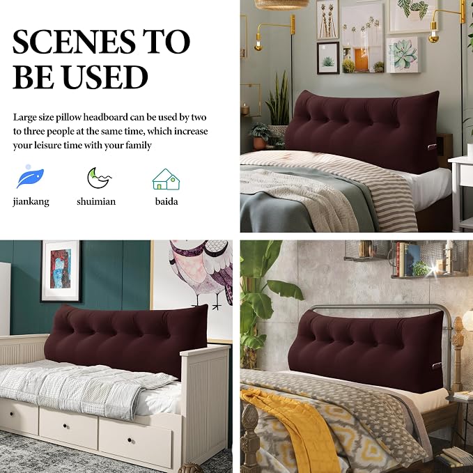 Bed Wedge Headboard Pillow - Image 5