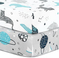 Pack n Play Stretchy Fitted Playard Sheet Set BROLEX 2 Pack Portable Mini Crib by BROLEX