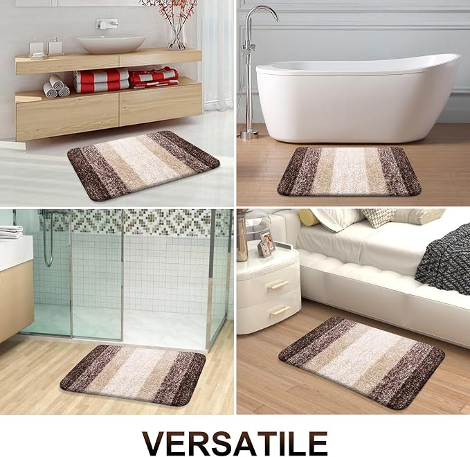 OLANLY Bathroom Rug Mat 44x24, Extra Soft and Absorbent Microfiber Bath Rugs - Image 6